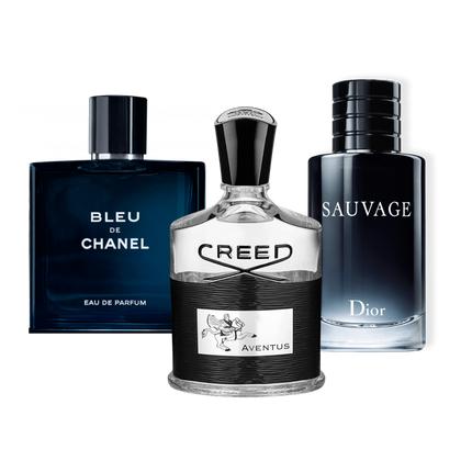 4 Parfums - Invictus, Creed Aventus, Bleu de Chanel, Dior SAUVAGE (ACHETEZ 2, RECEVEZ-EN 4)